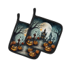 More Spooky Halloween Pair of Pot Holders
