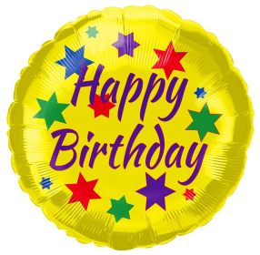 Birthday Mylar Balloon (Option: 110100, size: 18")