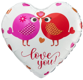 Love Mylar Balloon (Color: 210401, size: 18")