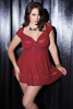 Garnet Glam Babydoll & G-String