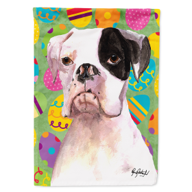 Easter Eggtravaganza with Dog Flag Garden Size (size: 11.5 x 15)
