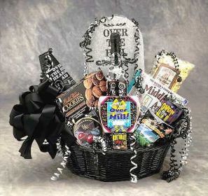 Over the Hill Birthday Gift Basket (Option: Lg)