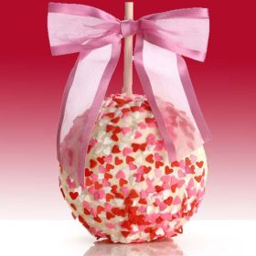 Sweethearts Caramel Chocolate Dipped Apple (Option: Gourmet)