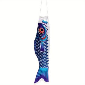 1pc, Carp Streamer, Digital Printing Carp Streamer, (Color: Blue)