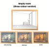 3D Papercut Night Light, Creative Light Painting Wall Hanging Decoration