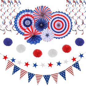 Patriotic Decorations Set, Party Decorations (Color: GROUP 2)