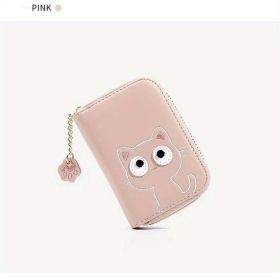 Kawaii Multi-card Slot Card Holder (Color: Pink)