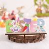 1pc Easter Bunny Gnome & Letter Design Ornament