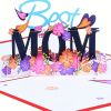 Greeting Card; With Blank Envelope And Message Card; BEST MOM