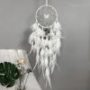 Catcher Gradient Crystal Stone Life Tree Feather Wind Chime