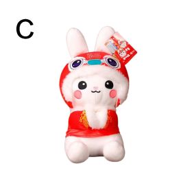 Rabbit Doll Lion Plush Toys; New Year's Mascot (Style: C)