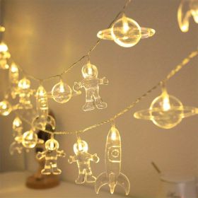 1 Set; LED String Light; 20 LED Battery Operated String Lights (Color: Warm White, size: 118.11 inch 20LED)