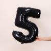 1PCS 32inch Black Number Foil Balloons Decorations