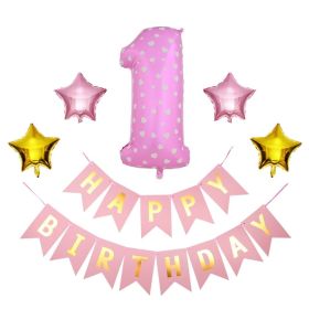 1 SET 1st Happy Birthday Confetti Balloons (Style: style 5)