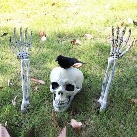 Halloween Decor Realistic Skull Hand Bone Skull Props (Style: STYLE 3)