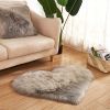 Fluffy Shaggy Area Rug, Solid Color PV Velvet Carpet