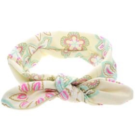 Baby Girl Headbands Bohemian Floral Style (Color: Yellow)