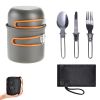 Outdoor Portable Cookware Picnic Tableware Cookware Cutlery