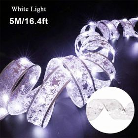 New Years Christmas Lights; New Years Christmas Decorations (Color: Silvery)