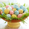 20pcs Foam Easter Eggs; Happy Easter Decorations