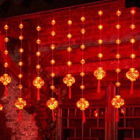 Chinese New Year String Lamp Traditional Chinese Knot Lantern (Emitting Color: 3M Type E, Wattage: EU)