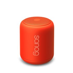 Built in noise reduction microphone, wireless speakers loud noise (Color: Red)