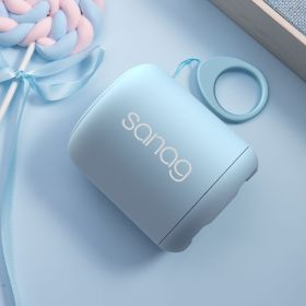 Built in noise reduction microphone, wireless speakers loud noise (Color: Light Blue)