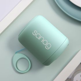 Built in noise reduction microphone, wireless speakers loud noise (Color: light green)