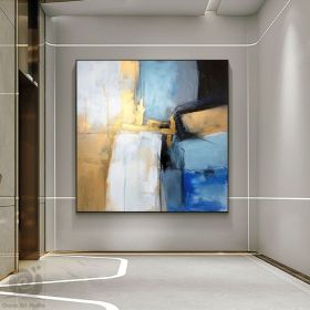 Large Minimalist Abstract Art Oli Painting Original (Style: 01, size: 120x120cm)