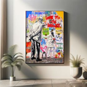 Love is Figure Wall Art Extra Large Hand Painted (Style: 01, size: 90x130cm)