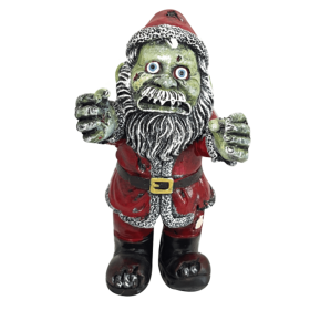 Halloween Zombie Gnome Statue Graveyard Creeper Dwarf Sculpture (Color: Red)