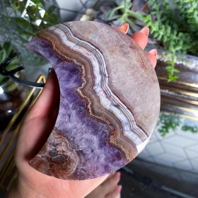 Bohemian Crescent Moon Mineral Specimen, Valentine's Day (weight: 200-300g)