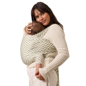 Baby Wrap, Buttery Baby Carrier Newborn to Toddler 8-25 Lbs (Color: Sage Chequer)