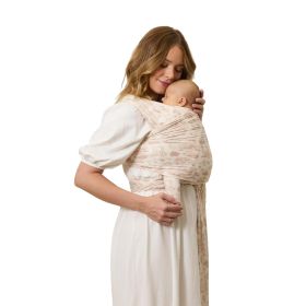 Baby Wrap, Buttery Baby Carrier Newborn to Toddler 8-25 Lbs (Color: Rose Toile)