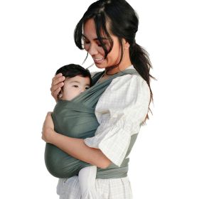 Baby Wrap, Buttery Baby Carrier Newborn to Toddler 8-25 Lbs (Color: Basil)
