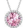 Sparkling 925 Sterling Silver Birthstone Necklaces for Women