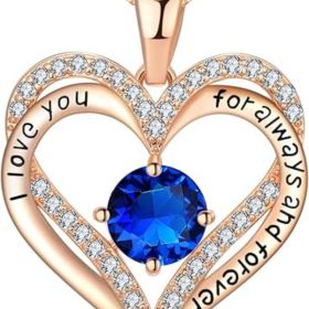 18K Rose Gold Necklaces for Women Birthday (Style: 09-Sep)