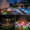 Solar Garden Lights, 4 Pack Solar Star Jellyfish Lights
