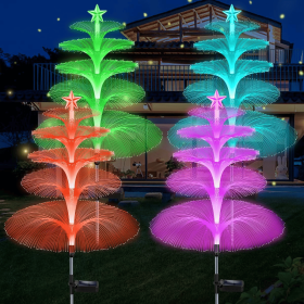 Solar Garden Lights, 4 Pack Solar Star Jellyfish Lights (Quantity: 8pcs)