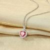 Sparkling 925 Sterling Silver Birthstone Necklaces for Women