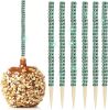 32 PCS Bling Candy Apple Bamboo Sticks