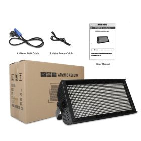 SHEHDS LED 200W RGB Wash Strobe Lighting For DJ Disco Bar (Plug Type: US PLUG, Color: 200W Strobe)