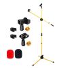 5 Core Mic Stand Floor Height Adjustable Tripod