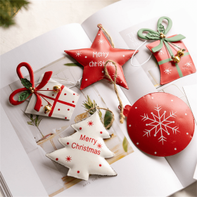 Christmas Tree Hanging Ornaments Nodic Style Gift (Color: A)