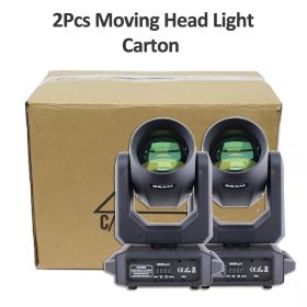 Moving Head Light Beam&Spot  DJ Party Stage Effect Lighting (Plug Type: US PLUG, Color: 2Pcs Carton Case)