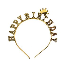 Grevosea Birthday Crown Headband (Color: Multicolor)
