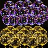 10Pack Light Up Led Balloons with String Lights No Batteries