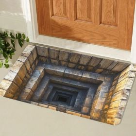 3D Optical Illusion Doormat Non-Slip Welcome Mat (size: 30 inches X 18 inches)