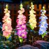 Solar Delphinium Flowers Lights, Solar Garden Lights