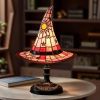 Handmade Gothic Witch Hat Night Light –Witch Hat Lamp